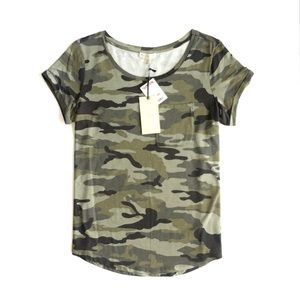 Ladies Eliane Rose Camo Tee: Size L